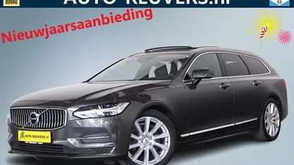Grijs (metallic) Gebruikt 2019 Volvo V90 Inscription Stationwagen | € 27.900 (Super prijs)