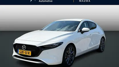 Arctic white Occasion 2025 Mazda 3 Exclusive-Line Hatchback | € 31.925 (Super prijs)