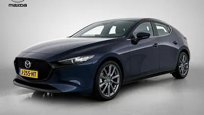 Blauw metallic Occasion 2020 Mazda 3 Comfort Hatchback | € 18.945 (Eerlijke prijs)