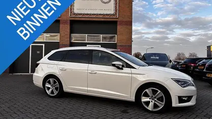 Occasion Seat Leon ST CONNECT 150 PK (110 kW) 2017 Wit Stationwagen
