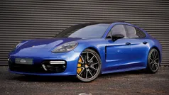 Blauw, metallic lak Gebruikt 2020 Porsche Panamera Turbo S Sedan | € 92.750 (Super prijs)