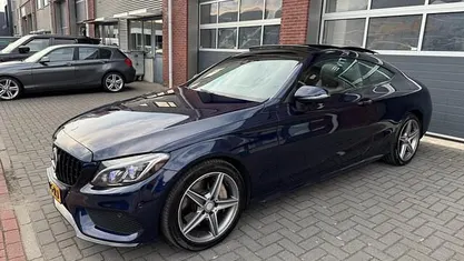 Occasion Mercedes C200 Prestige 184 PK (135 kW) 2016 Blauw Coupé