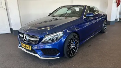 Occasion Mercedes C300 AMG line 245 PK (180 kW) 2017 Blauw Cabriolet