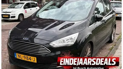 Zwart Gebruikt 2017 Ford C-MAX Titanium MPV | € 10.995 (Eerlijke prijs)
