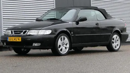 Zwart Gebruikt 2001 Saab 9-3 Cabriolet Aero Cabriolet | € 2.940 (Super prijs)