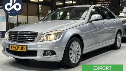 Grijs (metallic) Occasion 2007 Mercedes C280 Elegance Sedan | € 6.934 (Super prijs)