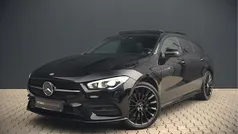 Zwart Gebruikt 2021 Mercedes CLA250 Shooting Brake AMG line Stationwagen | € 32.740 (Eerlijke prijs)