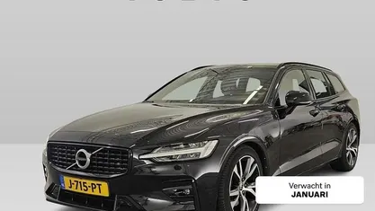 Zwart Gebruikt 2020 Volvo V60 R-Design Stationwagen | € 30.894 (Goede deal)