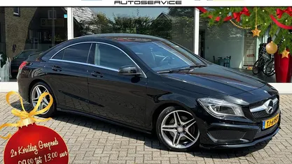 Zwart, metallic lak Gebruikt 2016 Mercedes CLA220 AMG Sedan | € 21.995 (Eerlijke prijs)