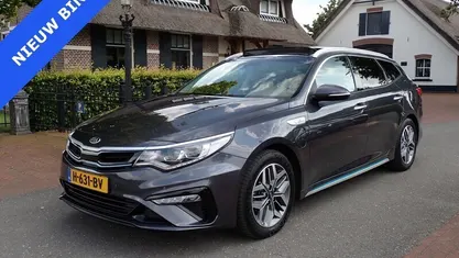 Occasion Kia Optima 206 PK (151 kW) 2020 Grijs, metallic lak Stationwagen