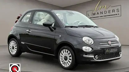 Zwart Gebruikt 2020 Fiat 500C Lounge Cabriolet | € 13.995 (Eerlijke prijs)