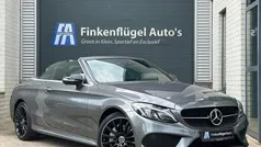Grijs, metallic lak Gebruikt 2018 Mercedes C400 AMG line Cabriolet | € 38.900 (Eerlijke prijs)