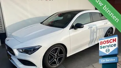 Wit Occasion 2021 Mercedes CLA180 Shooting Brake Business Stationwagen | € 31.950 (Super prijs)