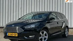 Zwart Gebruikt 2017 Ford Focus Titanium Stationwagen | € 7.949 (Goede deal)