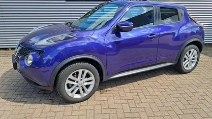 Blauw Occasion 2014 Nissan Juke Acenta SUV | € 9.945 (Eerlijke prijs)