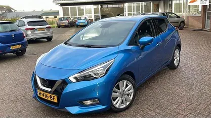Occasion Nissan Micra N-Connecta 101 PK (74 kW) 2020 Blauw (metallic) Hatchback