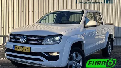 Wit Occasion 2019 VW Amarok Highline Pickup | € 17.900 (Super prijs)