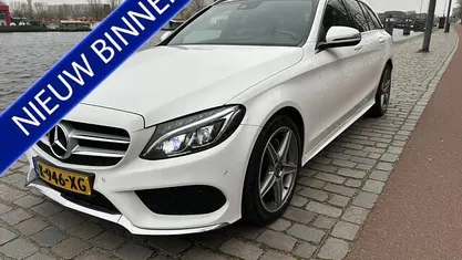 Occasion Mercedes C220 Prestige 170 PK (125 kW) 2017 Wit Stationwagen