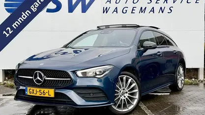 Occasion Mercedes CLA250 Shooting Brake AMG line 218 PK (160 kW) 2022 Blauw Stationwagen