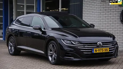 Zwart Gebruikt 2022 VW Arteon R-line Stationwagen | € 34.900 (Eerlijke prijs)