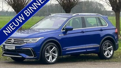 Blauw Gebruikt 2021 VW Tiguan R-line SUV | € 35.950 (Eerlijke prijs)