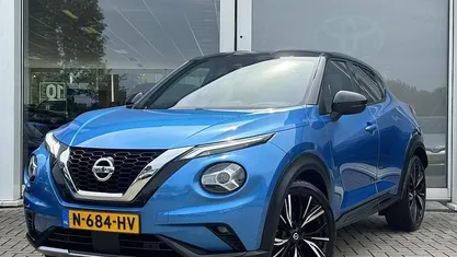 Blauw, metallic lak Occasion 2021 Nissan Juke Premium Edition SUV | € 18.900 (Eerlijke prijs)