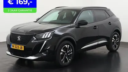 Zwart Gebruikt 2021 Peugeot e-2008 Allure SUV | € 14.740 (Super prijs)