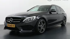 Zwart Gebruikt 2018 Mercedes C180 AMG Stationwagen | € 17.995 (Goede deal)