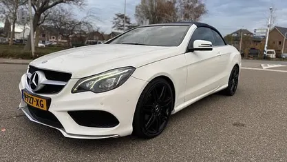 Wit Gebruikt 2017 Mercedes E220 Prestige Cabriolet | € 23.995 (Super prijs)