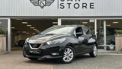 Occasion Nissan Micra Tekna 101 PK (74 kW) 2020 Zwart Hatchback