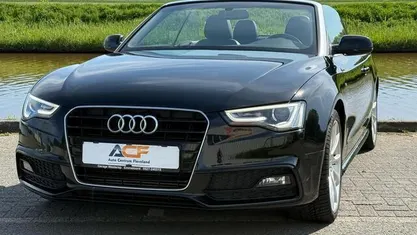 Occasion Audi A5 Cabriolet S-Line 177 PK (130 kW) 2016 Zwart Cabriolet