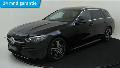 Zwart Gebruikt 2023 Mercedes C300 AMG line Stationwagen | € 41.945 (Goede deal)