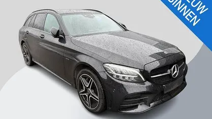 Occasion Mercedes C300 AMG line 320 PK (235 kW) 2020 Zwart (metallic) Stationwagen