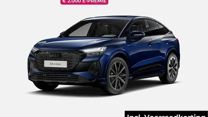 Blauw Nieuw 2025 Audi Q4 Sportback e-tron Competition SUV | € 61.990 (Eerlijke prijs)