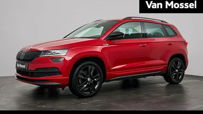 Rood Gebruikt 2020 Skoda Karoq SportLine SUV | € 24.795 (Eerlijke prijs)