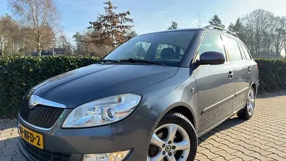 Grijs (metallic) Occasion 2010 Skoda Fabia GreenLine Stationwagen | € 2.499 (Eerlijke prijs)