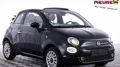 Occasion Fiat 500C Dolcevita 69 PK (50 kW) 2022 Zwart Cabriolet