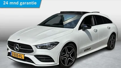 Wit Occasion 2024 Mercedes CLA180 Shooting Brake AMG line Stationwagen | € 38.950 (Goede deal)