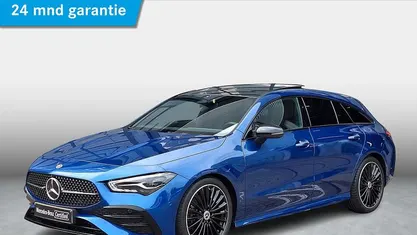 Blauw Occasion 2025 Mercedes CLA180 Shooting Brake AMG Stationwagen | € 44.950 (Eerlijke prijs)