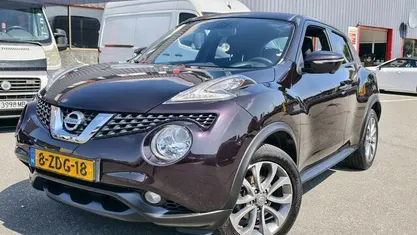 Paars, metallic lak Occasion 2014 Nissan Juke S SUV | € 8.999 (Eerlijke prijs)