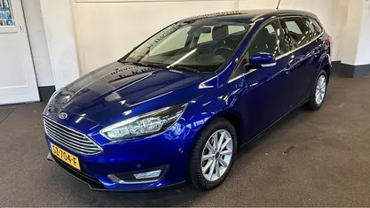 Blauw Gebruikt 2018 Ford Focus Titanium Stationwagen | € 9.900 (Super prijs)