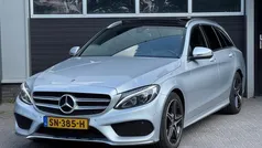 Grijs Gebruikt 2018 Mercedes C180 AMG Stationwagen | € 13.950 (Eerlijke prijs)
