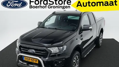 Zwart Occasion 2022 Ford Ranger Wildtrack Pickup | € 31.845 (Goede deal)