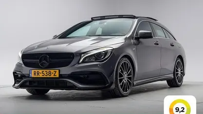 Grijs Occasion 2018 Mercedes CLA180 Shooting Brake AMG line Stationwagen | € 18.945 (Eerlijke prijs)
