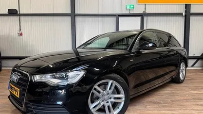 Occasion Audi A6 S-Line 180 PK (132 kW) 2012 Zwart Stationwagen
