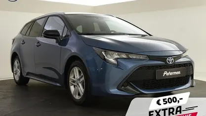 Blauw, metallic lak Occasion 2022 Toyota Corolla Active Stationwagen | € 21.899 (Goede deal)