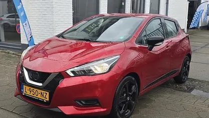Rood Gebruikt 2017 Nissan Micra Visia+ Hatchback | € 7.499 (Eerlijke prijs)