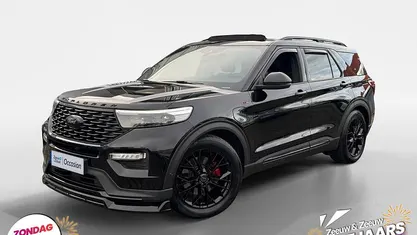 Zwart Gebruikt 2021 Ford Explorer ST-Line SUV | € 38.660 (Eerlijke prijs)