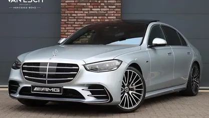 Zilver Occasion 2024 Mercedes S580 AMG line Sedan | € 132.500 (Eerlijke prijs)