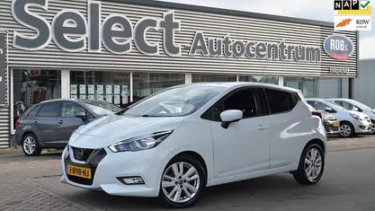 Occasion Nissan Micra N-Connecta 101 PK (74 kW) 2020 Wit Hatchback